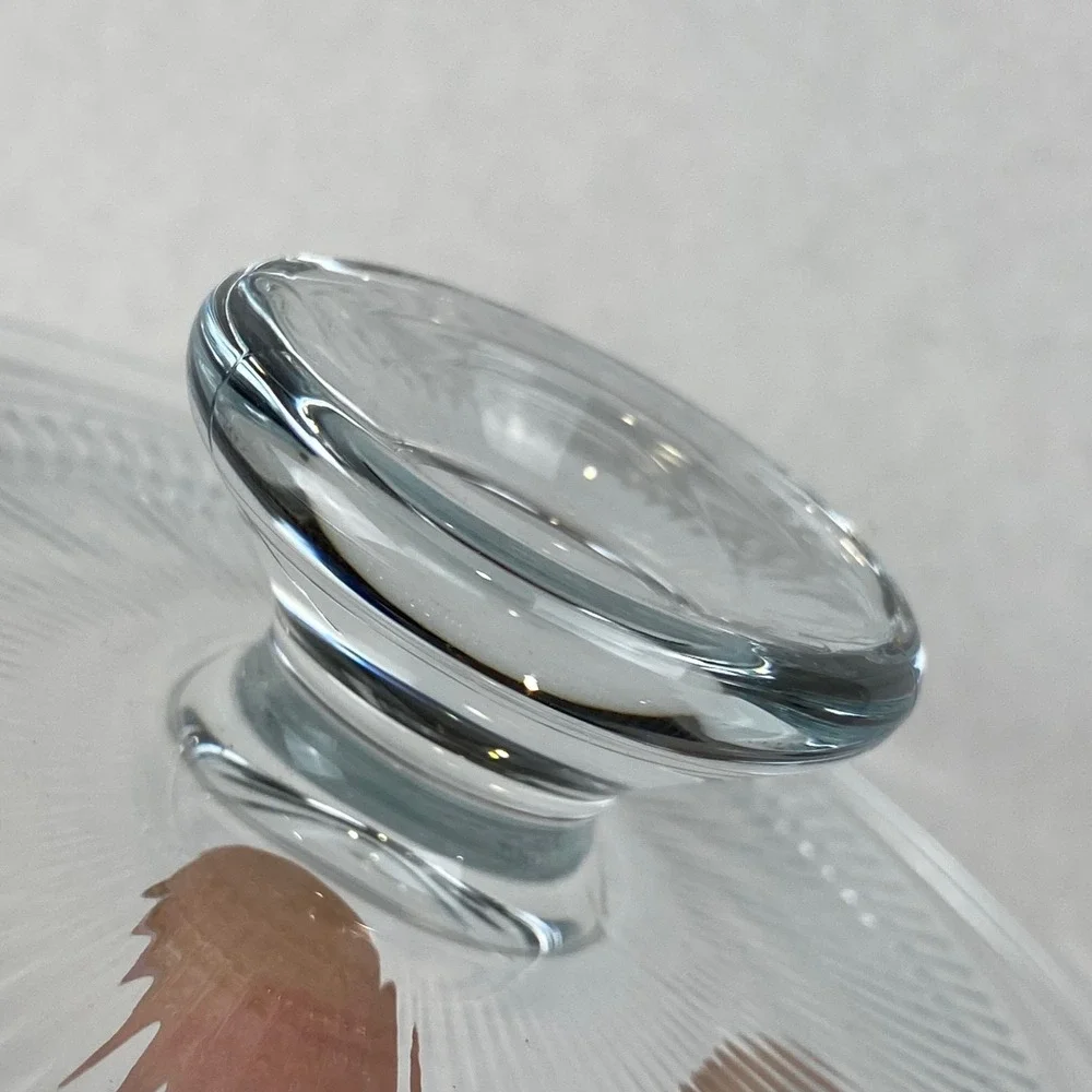 Vintage Pyrex G5C 20 Glass Lid Clear Sunburst Pattern 7.25 Inch Replacement